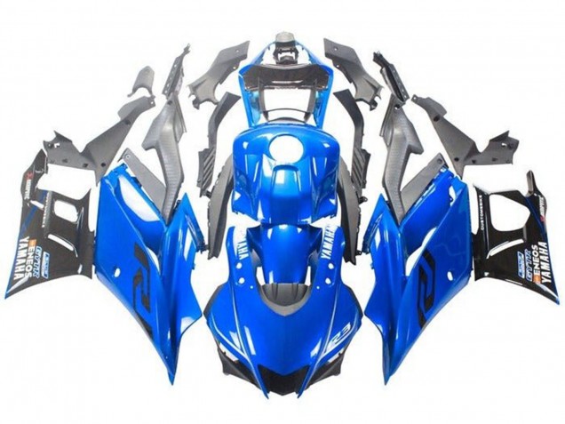 Yamaha YZF R3/R25 Motorrad Verkleidung 2019-2021 - Blau Schwarz