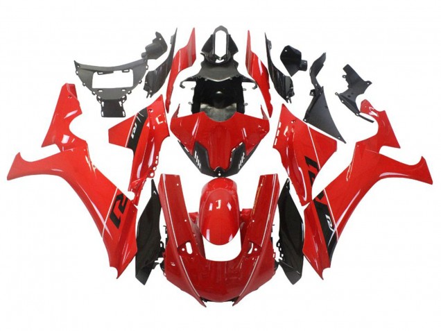 Yamaha YZF 1000 R1 Motorrad Verkleidung 2020-2025 - Rot Weiss Glanzendes Schwarz
