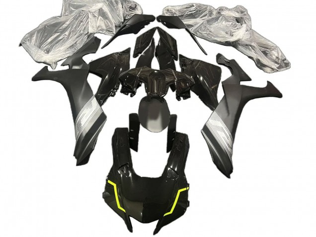 Yamaha YZF 1000 R1 Motorrad Verkleidung 2020-2025 - Glanzendes Schwarz Matt Schwarz Silber Gelb