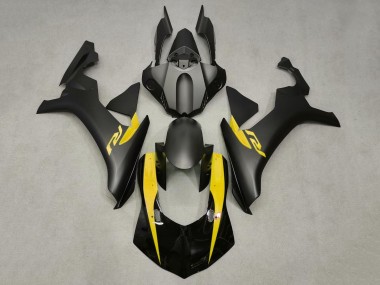 Yamaha YZF 1000 R1 Motorrad Verkleidung 2020-2025 - Glanzendes Schwarz Matt Schwarz Gelb