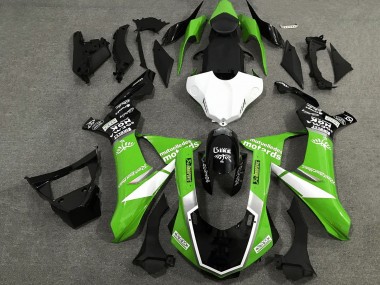 Yamaha YZF 1000 R1 Motorrad Verkleidung 2020-2025 - Grun Weiss Glanzendes Schwarz Sam