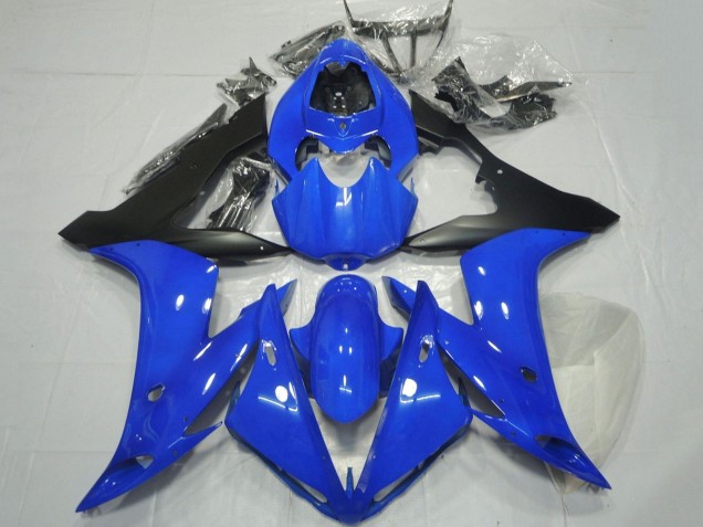 Yamaha YZF 1000 R1 Motorrad Verkleidung 2004-2006 - Blau Matt Schwarz