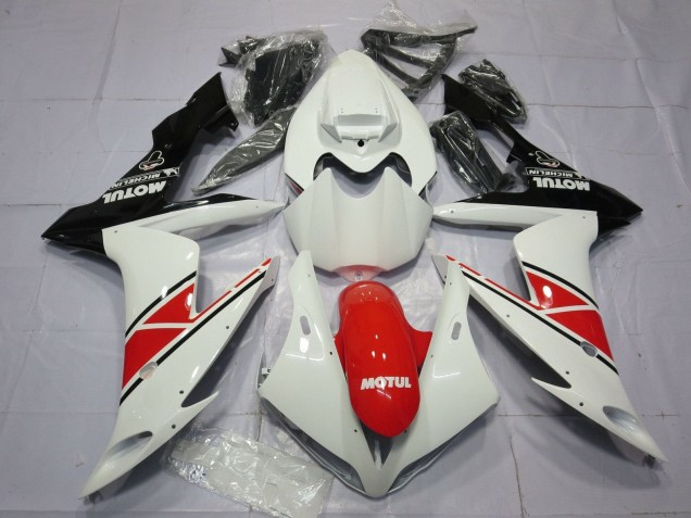 Yamaha YZF 1000 R1 Motorrad Verkleidung 2004-2006 - Weiss Rot Schwarz