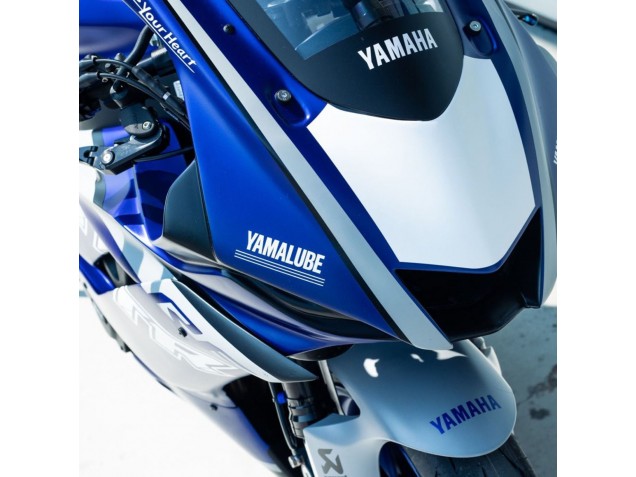 Yamaha YZF R6 Motorrad Verkleidung 2017-2025 - Blau Silber GYTR