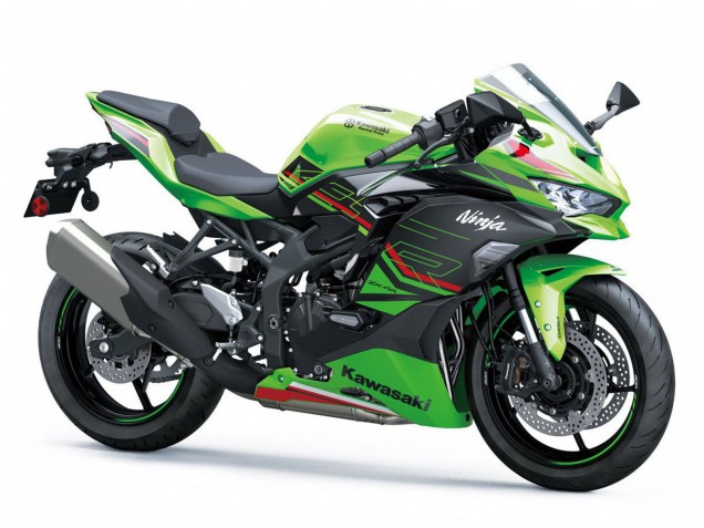 Kawasaki ZX4R ZX-4RR Motorrad Verkleidung 2019-2025 - Grun Schwarz Rot Weiss