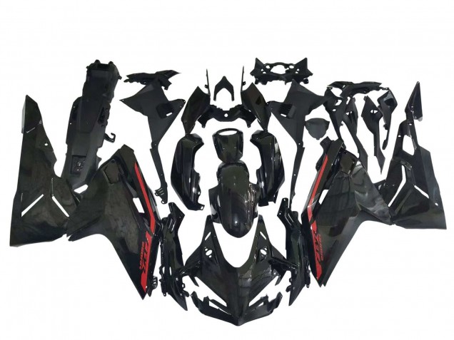 Honda CBR250RR Motorrad Verkleidung 2023-2024 - Glanzendes Schwarz Rot