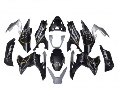 Honda ADV160 Motorrad Verkleidung 2022-2024 - Matt Schwarz Gold Red Bull
