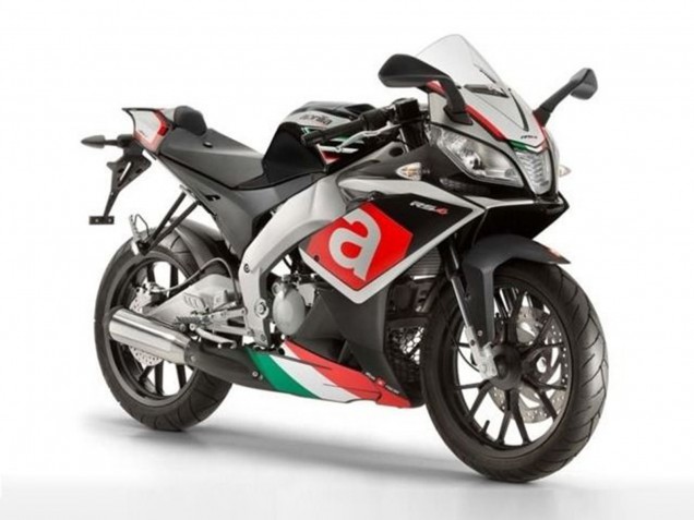 Aprilia RS4 50 125 Motorrad Verkleidung 2012-2019 - Weiss Rot Grun Matt Schwarz