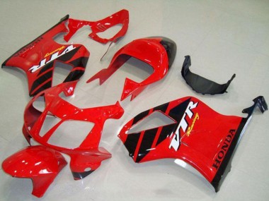 Honda VTR1000 Motorrad Verkleidung 2000-2006 - Rot Schwarz Streifen