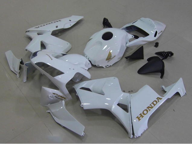 Honda CBR600RR Motorrad Verkleidung 2003-2004 - Weiss Gold Aufkleber