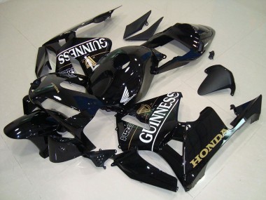 Honda CBR600RR Motorrad Verkleidung 2005-2006 - Glanzendes Schwarz Gunness