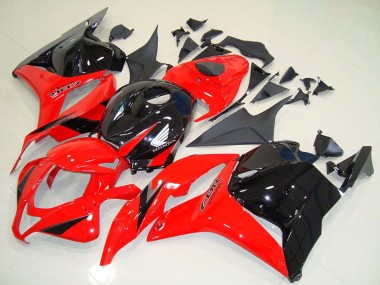 Honda CBR600RR Motorrad Verkleidung 2009-2012 - Rot Glanzendes Schwarz