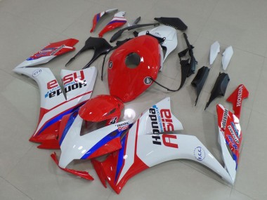 Honda CBR1000RR Motorrad Verkleidung 2012-2016 - Weiss Rot Blau Honda Asia
