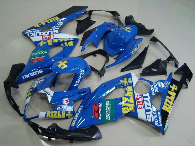 Suzuki GSXR 1000 Motorrad Verkleidung 2005-2006 - Blau Gelb Rot Grun Schwarz Rizla