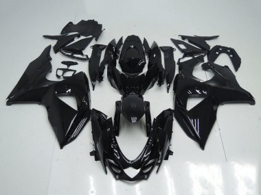 Suzuki GSXR 1000 Motorrad Verkleidung Kit 2009-2016 - Glanzendes Schwarz