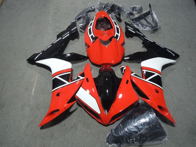 Yamaha YZF R1 Motorrad Verkleidung 2004-2006 - Weiss Rot Schwarz