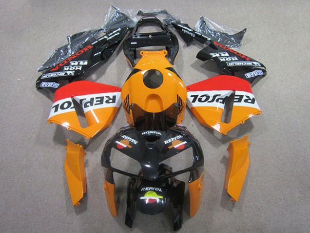 Honda CBR600RR Abs Verkleidungen 2005-2006 - Orange Weiss Rot Glanzendes Schwarz Repsol