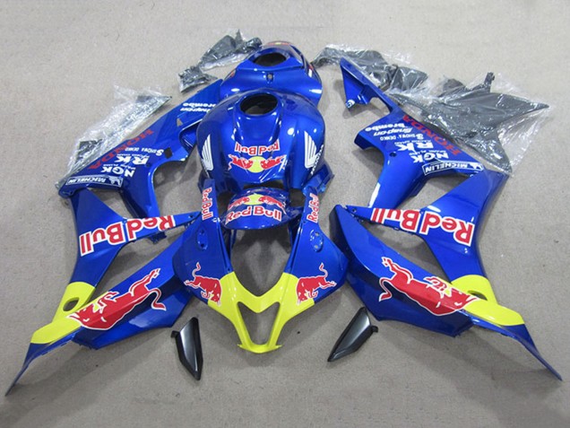 Honda CBR600RR Motorrad Verkleidung Kit 2007-2008 - Blau Gelb Red Bull