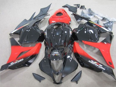 Honda CBR600RR Motorrad Verkleidung 2009-2012 - Rot Glanzendes Schwarz