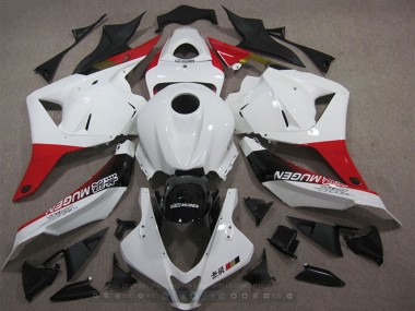 Honda CBR600RR Motorrad Verkleidung 2009-2012 - Weiss Rot Glanzendes Schwarz Mugen