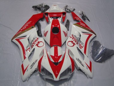 Honda CBR1000RR Motorrad Verkleidung 2004-2005 - Weiss Rot Pramac