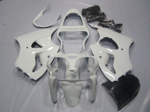 Kawasaki ZX6R Motorrad Verkleidung 2000-2002 - Weiss