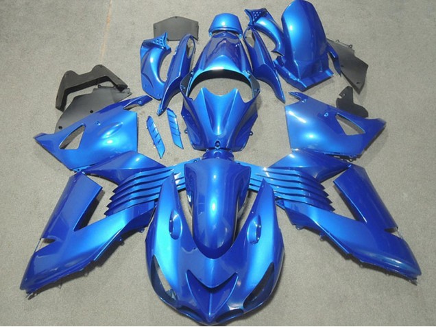 Kawasaki ZX14R ZZR1400 Motorrad Verkleidung 2006-2011 - Blau