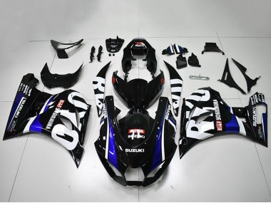 Suzuki GSXR 1000 Motorrad Verkleidung 2017-2024 - Schwarz Weiss Blau Motul