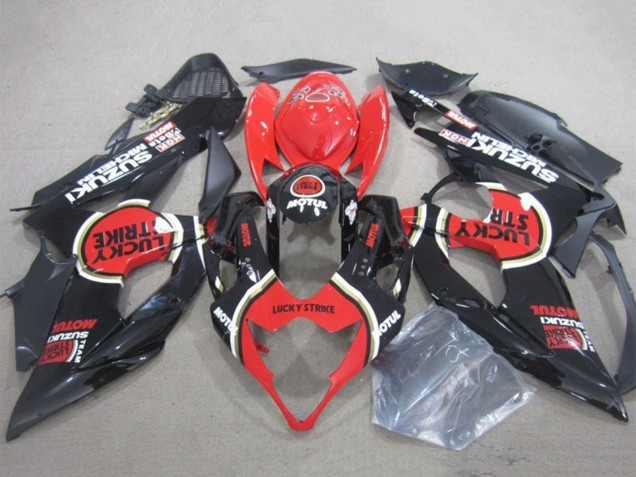 Suzuki GSXR 1000 Motorrad Verkleidung 2005-2006 - Schwarz Rot Ninja