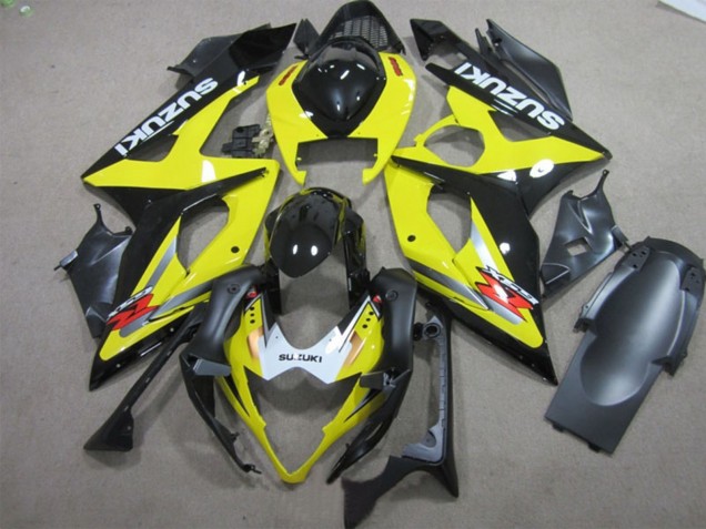 Suzuki GSXR 1000 Motorrad Verkleidung 2005-2006 - Gelb Schwarz Weiss Rot