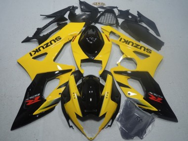 Suzuki GSXR 1000 Motorrad Verkleidung 2005-2006 - Gelb Glanzendes Schwarz