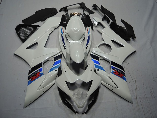 Suzuki GSXR 1000 Motorrad Verkleidung Kit 2007-2008 - Weiss Blau Rot