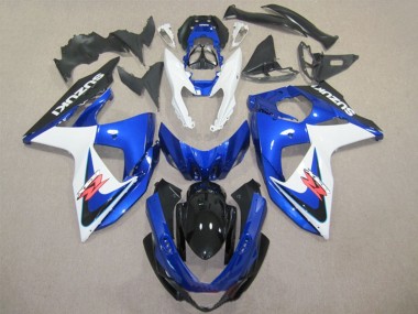 Suzuki GSXR 1000 Abs Verkleidungen 2009-2016 - Weiss Blau Schwarz