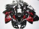 Suzuki GSXR 1300 Hayabusa Motorrad Verkleidung 2008-2020 - Glanzendes Schwarz Rot
