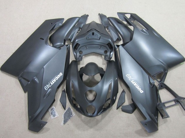 Ducati 749 Motorrad Verkleidung 2003-2004 - Matt Schwarz