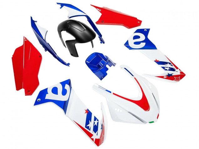 Aprilia RS660 Motorrad Verkleidung 2020-2024 - Weiss Blau Rot