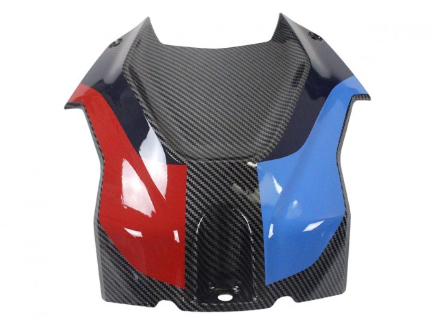 BMW S1000RR Motorrad Verkleidung 2023-2024 - Blau Rot Carbonfaser