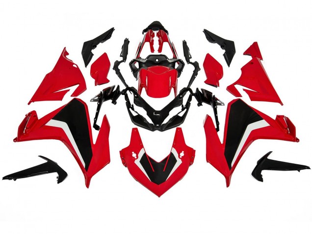 Honda CBR500R Motorrad Verkleidungen Kit 2022-2023 - Rot Weiss Schwarz