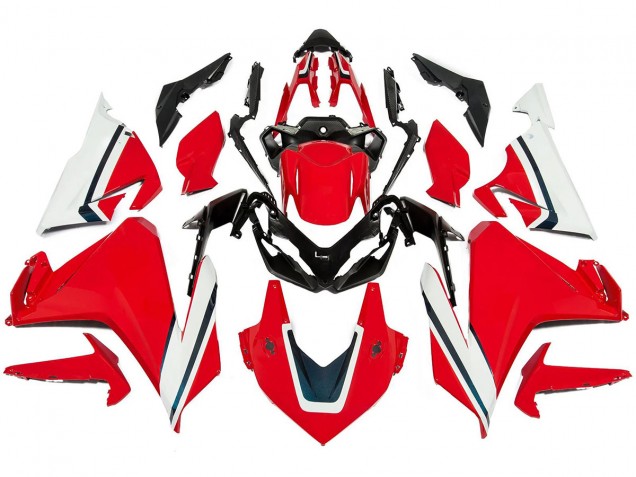 Honda CBR500R Motorrad Verkleidung Kit 2022-2023 - Rot Weiss Schwarz