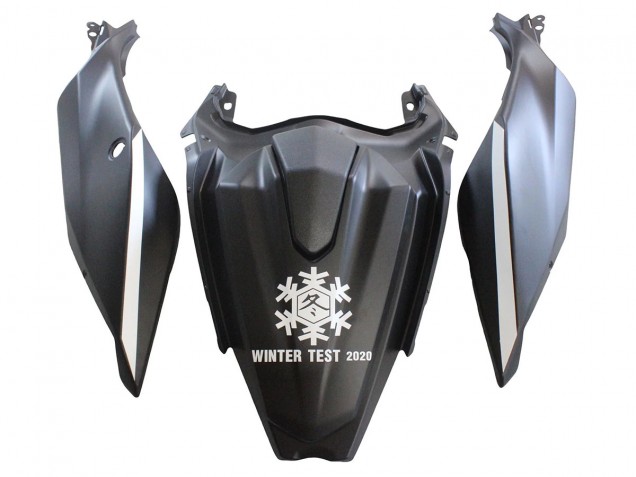 Kawasaki EX400 Motorrad Verkleidung 2018-2024 - Matt Schwarz Grun Monster Showr Schnee