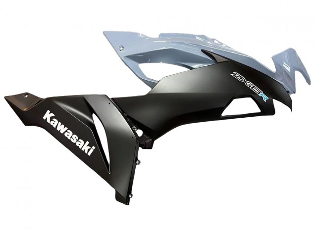Kawasaki ZX6R Motorrad Verkleidung 2019-2022 - Grau Matt Schwarz