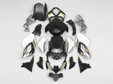 Kawasaki Z900 Motorrad Verkleidung 2020-2024 - Schwarz Weiss Gelb