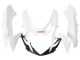 Suzuki GSXR 600/750 Motorrad Verkleidung 2011-2024 - Weiss Glanzendes Schwarz Rot Aufkleber