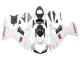 Suzuki GSXR 600/750 Motorrad Verkleidung 2011-2024 - Weiss Glanzendes Schwarz Rot Aufkleber