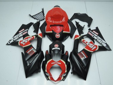Matt Lucky Strike 2007-2008 Suzuki GSXR 1000 Motorrad Verkleidung