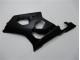 Matt Schwarz 2003-2004 Suzuki GSXR 1000 Motorrad Vollverkleidung Matt Schwarz 2003-2004 Suzuki GSXR 1000 Motorrad Vollverkleidung