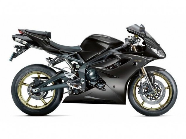 Matt Schwarz 2006-2008 Triumph Daytona 675 Triple Motorrad Verkleidung Matt Schwarz 2006-2008 Triumph Daytona 675 Triple Motorrad Verkleidung