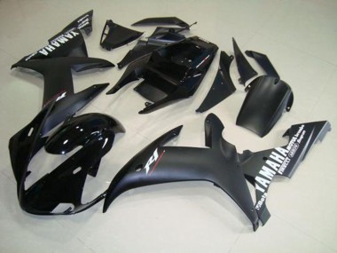 Matt Schwarzweiß 2002-2003 Yamaha YZF R1 Motorrad Verkleidung