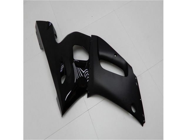 Matt schwarz glänzend 1998-2002 Yamaha YZF R6 Motorrad Verkleidung Matt schwarz glänzend 1998-2002 Yamaha YZF R6 Motorrad Verkleidung