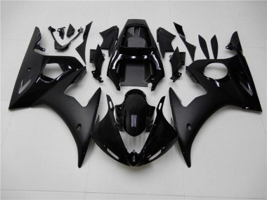 Matt schwarz glänzend 2003-2005 Yamaha YZF R6 Motorrad Verkleidung
